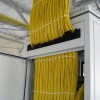Организация  кабельных жгутов СКС в шкафу